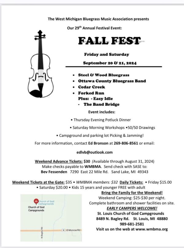 bluegrass fall festival